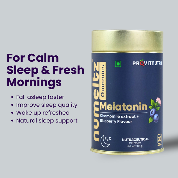 Melatonin Gummies – Melatonin + Herbal Calm Blend for Deep, Restful Sleep