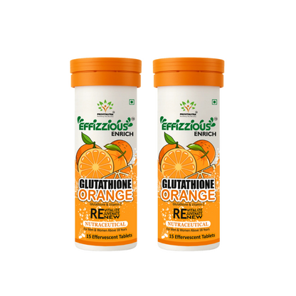 Glutathione Orange Effervescent Tablets – Skin Brightening & Radiant Glow with Japanese OPITAC Glutathione & Vitamin C