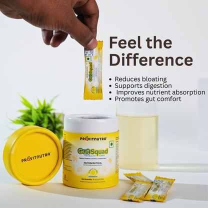 GUT SQUAD : Probiotics + Prebiotics + Digestive Enzymes : Daily Gut Wellness