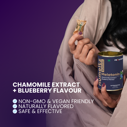 Melatonin Gummies – Melatonin + Herbal Calm Blend for Deep, Restful Sleep