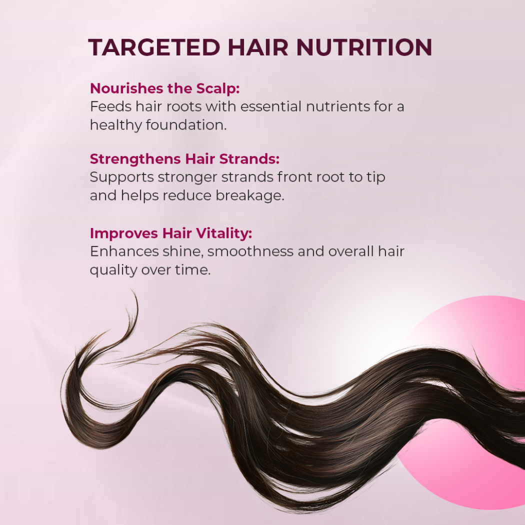 BIOTIN GUMMIES : Hair, Skin & Nails Wellness | Hibiscus + Zinc + Vitamins C & E