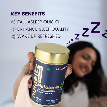 Melatonin Gummies – Melatonin + Herbal Calm Blend for Deep, Restful Sleep