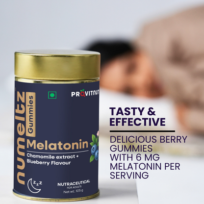 Melatonin Gummies – Melatonin + Herbal Calm Blend for Deep, Restful Sleep