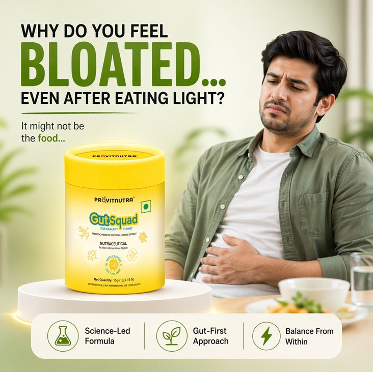 GUT SQUAD : Probiotics + Prebiotics + Digestive Enzymes : Daily Gut Wellness