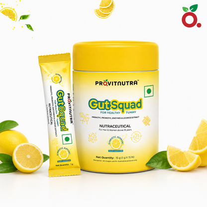 GUT SQUAD : Probiotics + Prebiotics + Digestive Enzymes : Daily Gut Wellness