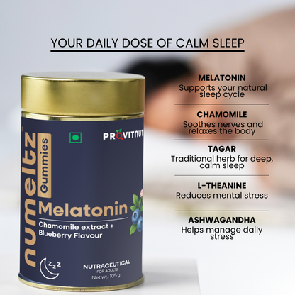 MELATONIN GUMMIES : Sleep Support | Herbal Calm Blend