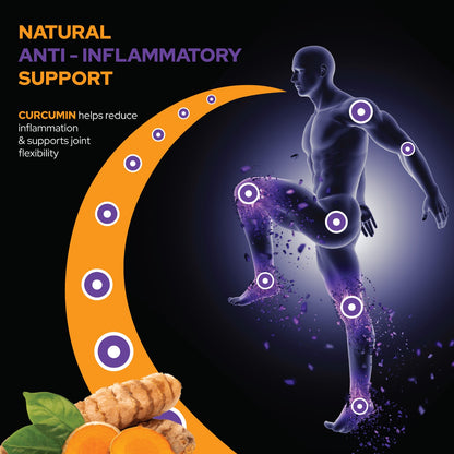 Curcumin Mango – Triple Action Immune, Joint & Skin Health Effervescent Tablets
